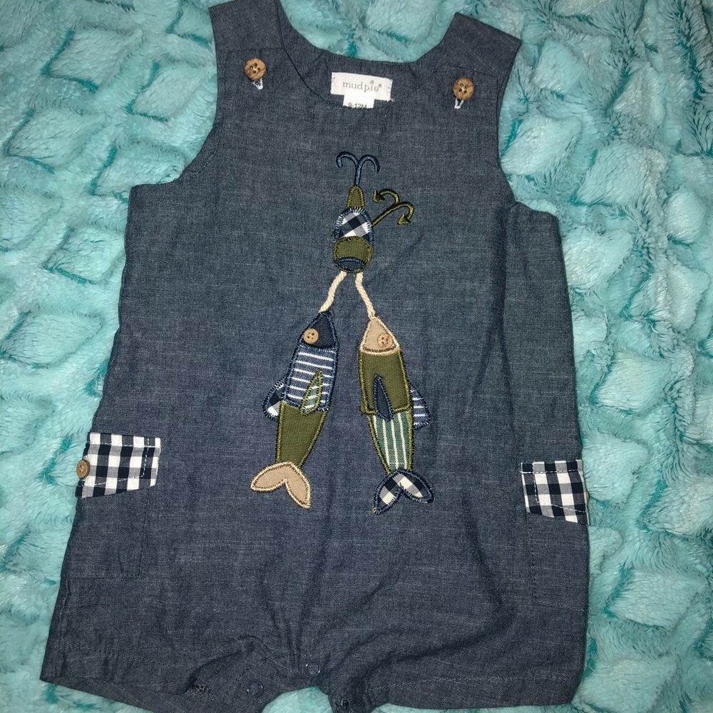 Unique Mud Pie Fish 🎣 Infant Boy 9-12 Months